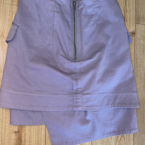 Preen By Thornton Bregazzi Purple Cut Out Tulip Casual Dress - Picture 14 of 14